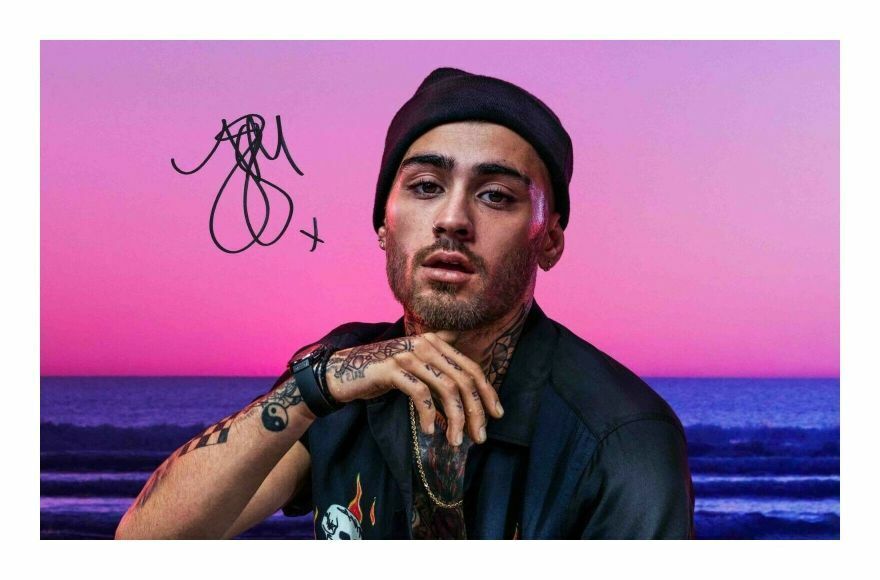 ZAYN MALIK AUTOGRAPH SIGNED PP Photo Poster painting POSTER