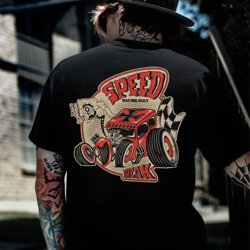 SPEED FREAK RACING KULT Print Men's T-shirt