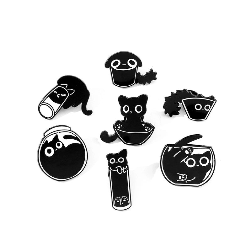 Cute Pin Cat Alloy Enamel Unisex Brooches