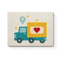 Gift Truck - Punch Needle