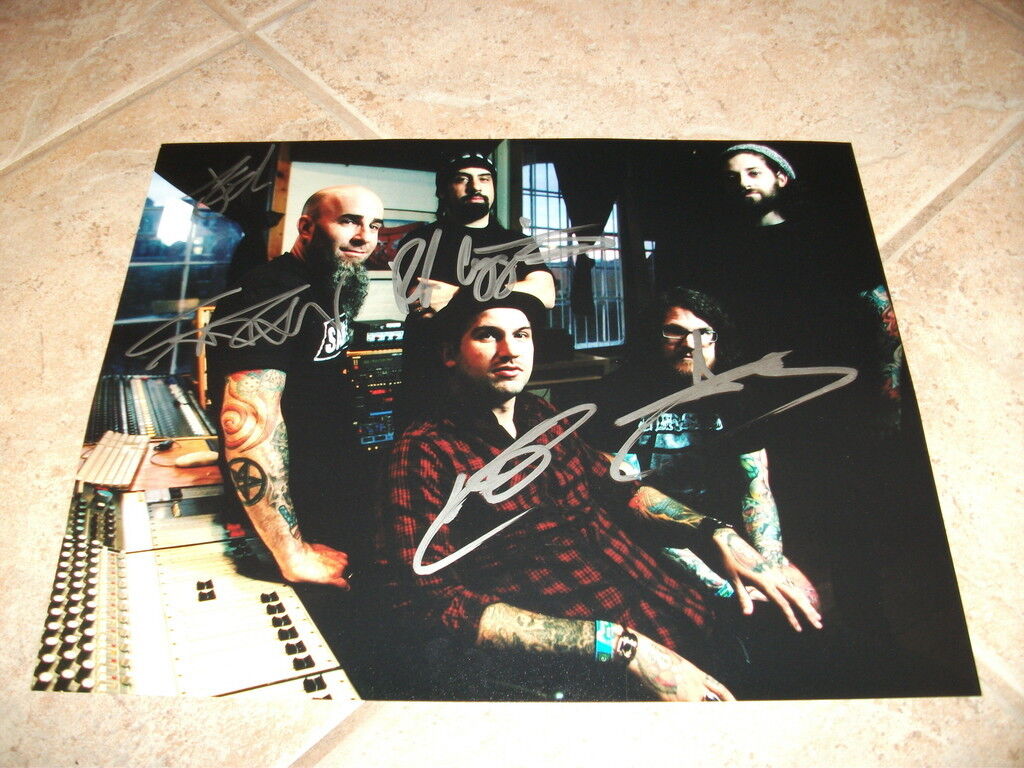 Anthrax x5 Signed Autographed 11x14 Live Concert Music Photo Poster painting