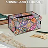 Wooden Diamond Painting Tissue Box for Home and Office Decoration (ZJH039)