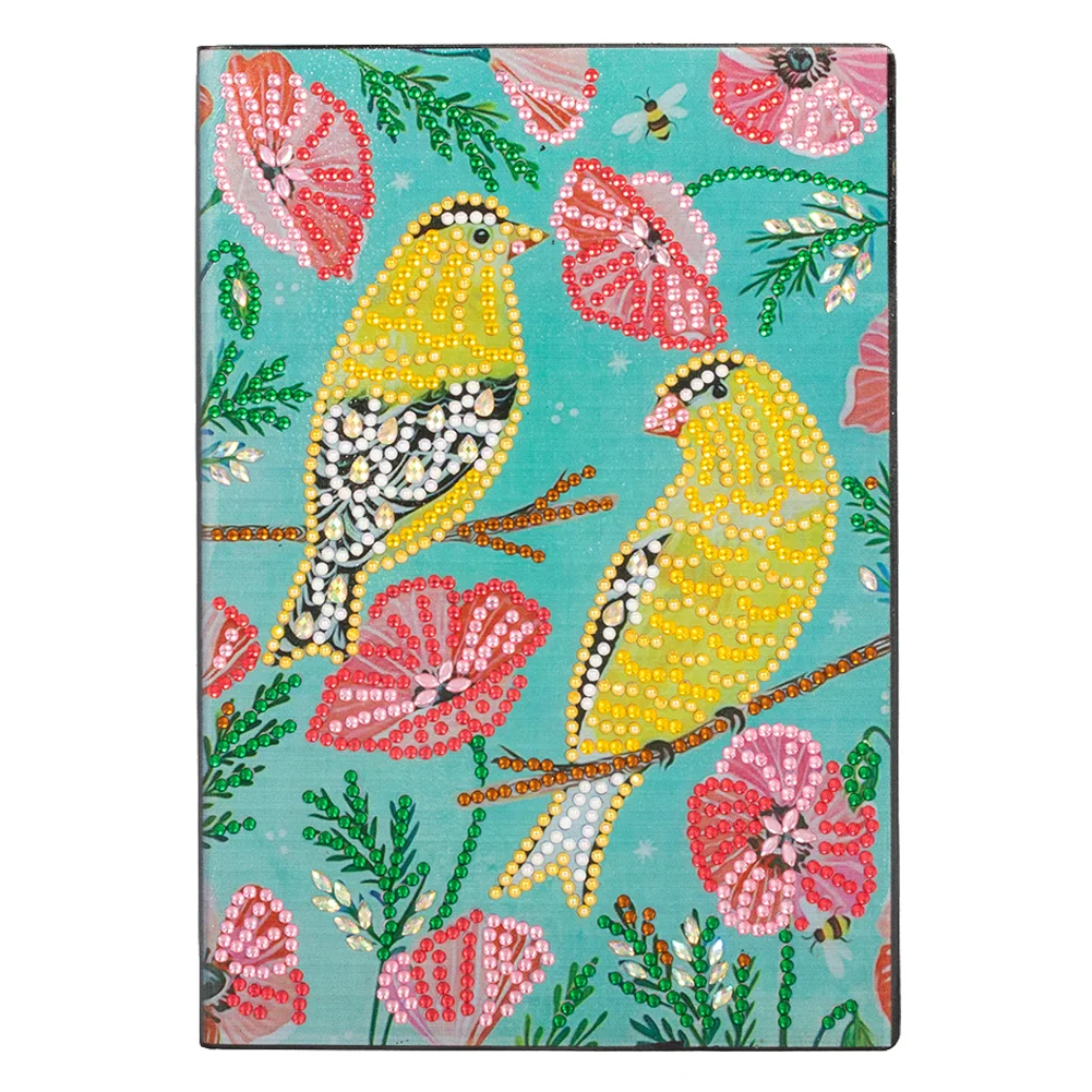 50 Pages A5 Birds Special Shape Drill Notebook 【No Strip】