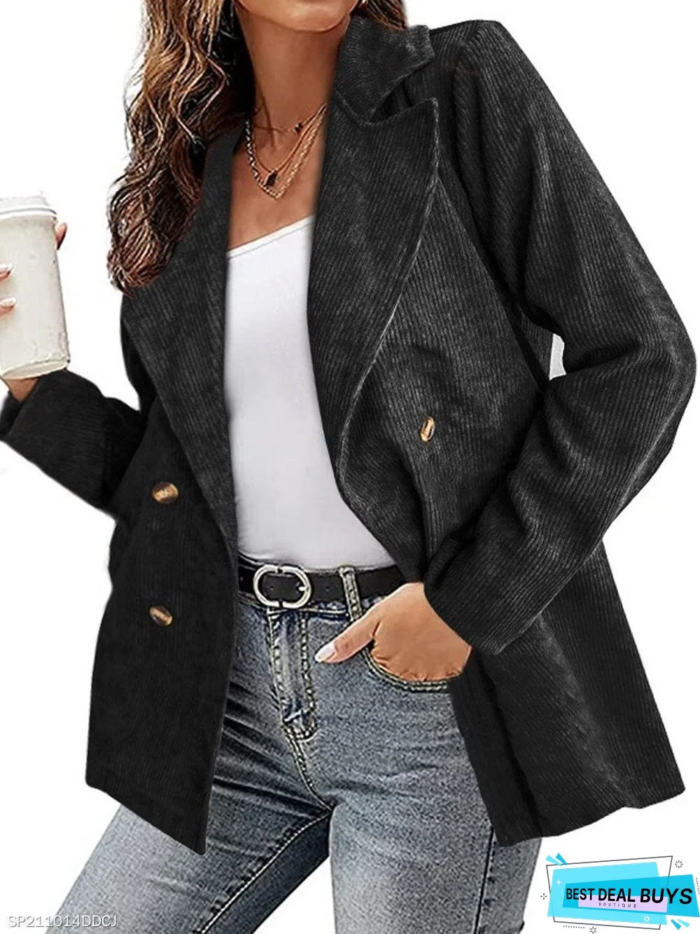 Hot Models Solid Color Jacket Blazers