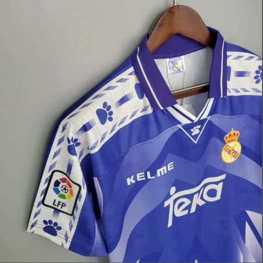 Retro Real Madrid 1996/1997 Away Football Shirt Thai Quality