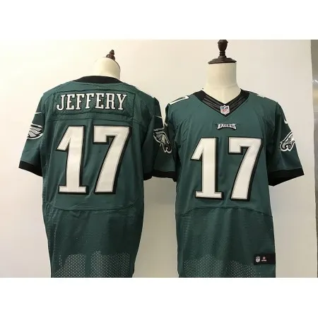 Men's Philadelphia Eagles #17 Alshon Jeffery  Green Elite Stitched NFL Jersey