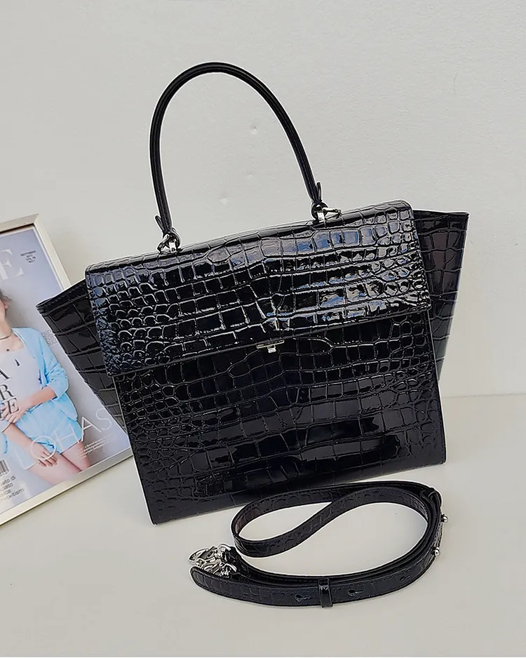 Women's Bag Fashion Ladies' Tote Bag Single Shoulder Handbag Platinum Kelly Bag New Large Capacity Bag vocosi VOCOSI