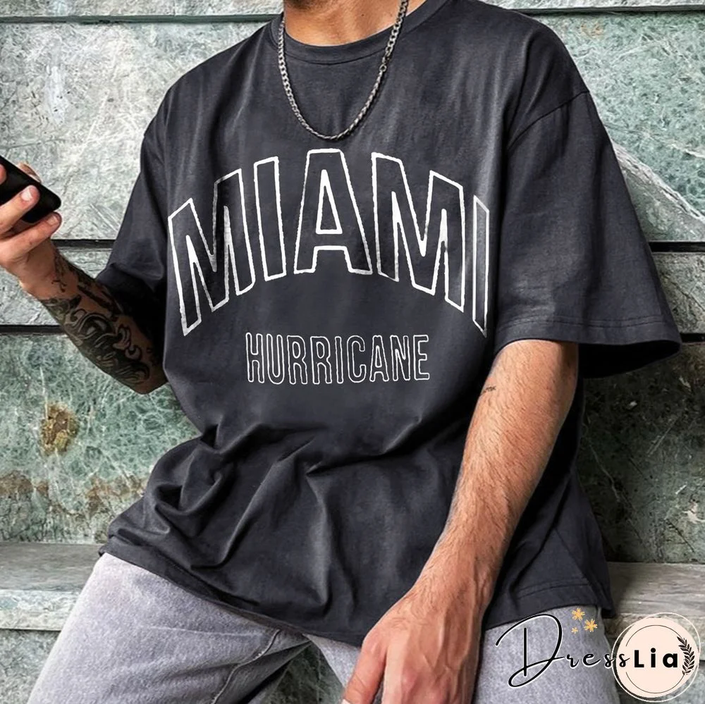 Retro Oversized Miami Men's T-Shirt