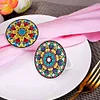 2Pcs/set DIY Diamond Painting Butterfly Rhinestones Napkin Holder DIY Napkin Holder for Table Decorations 