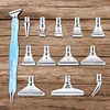 (US Local)13pcs/set Metal Diamond Painting Pen Nib DIY Craft Point Drill Pen Kit