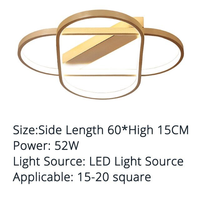 New Gold Body Ceiling Lights For Living Room Bedroom LED Lustres Large Ceiling  Lighting Fixtures Led Ceiling Lamp