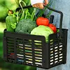 Foldable Bicycle Basket Detachable Handlebar Basket Handlebar Front Storage Rack