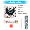 Diamond Painting-DIY Crystal Rhinestone Black Butterfly Girl(Box Packaging)