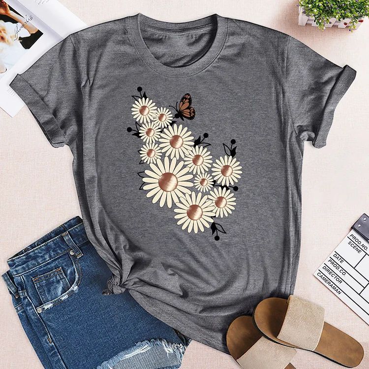 ANB - Daisy butterfly T-Shirt-06032