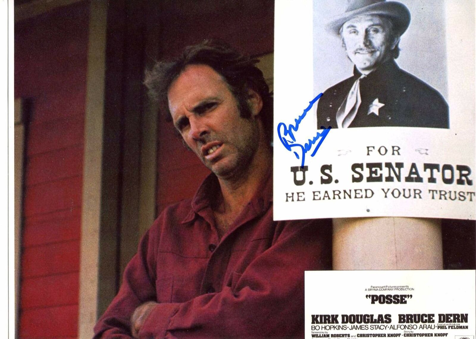 Bruce Dern ACTOR autograph, In-Person signed Photo Poster painting