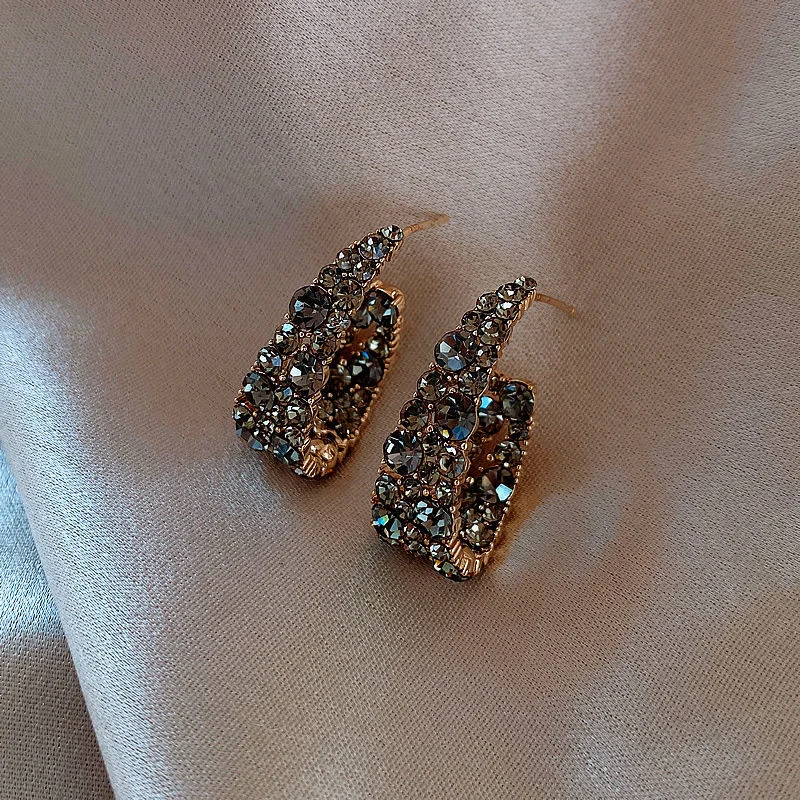 Baroque Rhinestone Earrings | IFYHOME