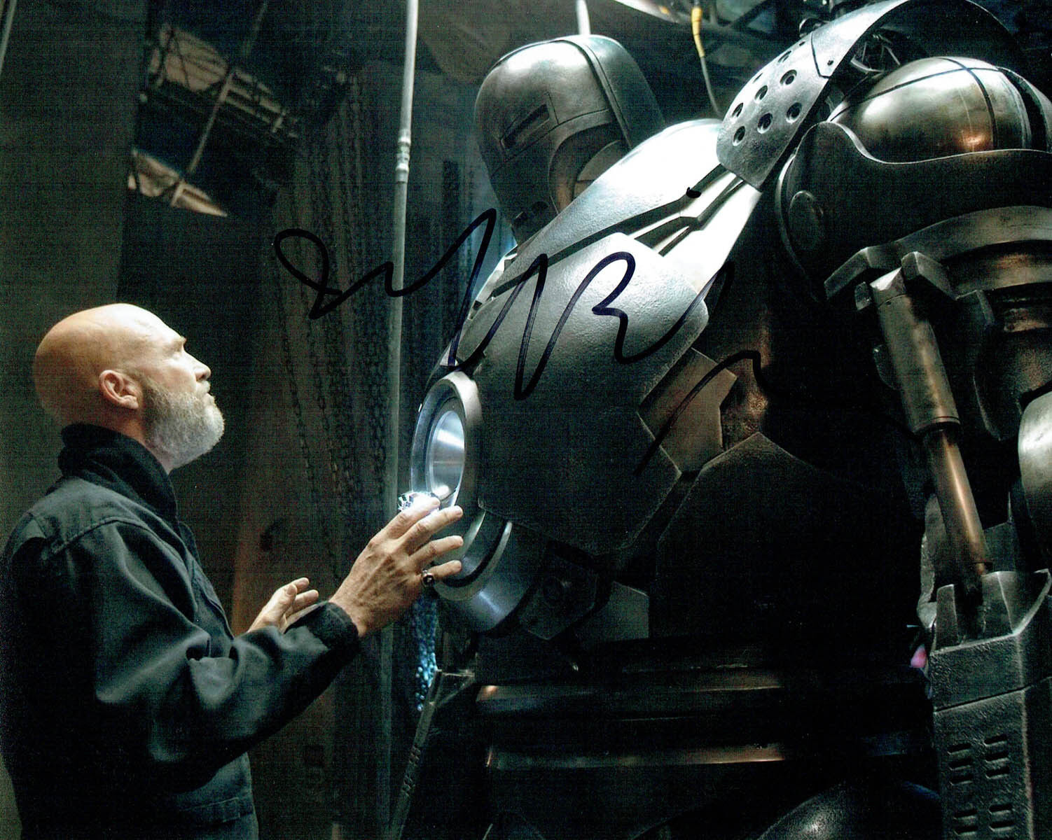 Jeff BRIDGES SIGNED Autograph 10x8 Photo Poster painting AFTAL COA Iron Man Iron Monger