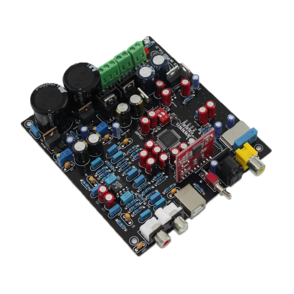 AK4495SEQ WM8805 PCM2706 USB Decoder Chip DAC Fiber Coaxial USB Decoder USB DAC Board