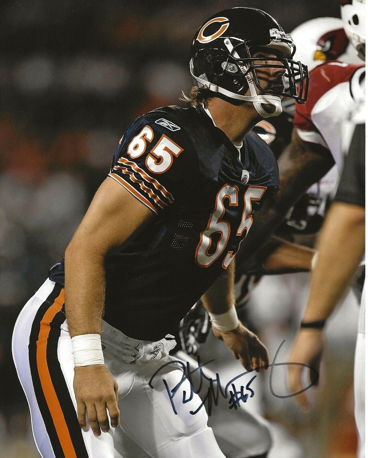 Patrick Mannelly signed Chicago Bears 8x10 Photo Poster painting autographed 4