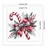 12pcs Christmas Candy-11CT Stamped Cross Stitch Set 12.5*12.5cm/4.92*4.92in tapestrymarket