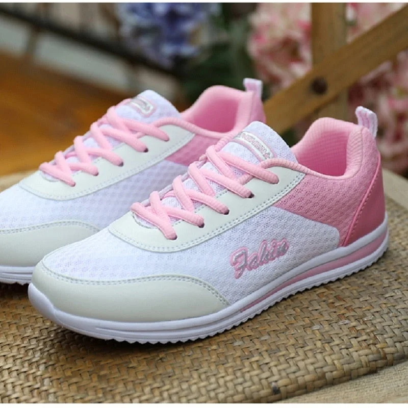 2021 New Woman Casual Shoes Breathable Women Shoes Mesh Female Fashion Sneakers Women Chunky Sneakers Shoes Sapato Feminino