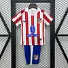 2025/2026 Atletico Madrid Home Football Shirt Kids Size 1:1 Thai Quality