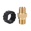 High Pressure Hose Quick Connector Copper M22 15MM 14MM Hose Fitting Coupler