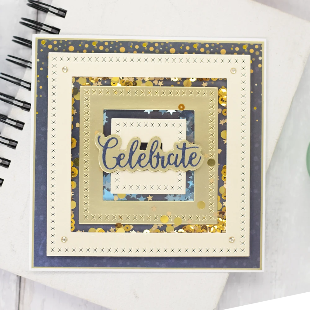 Nigikala Goddess Metal Cutting Dies Cross Stitch Square Diy Scrapbooking Photo Album Decorative Embossing Paper Card Crafts