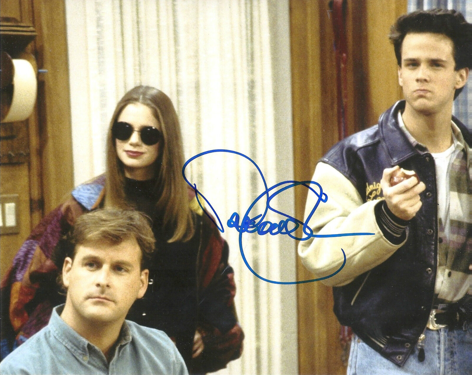 DAVE COULIER 'FULL HOUSE' JOEY GLADSTONE SIGNED 8X10 PICTURE *COA 5