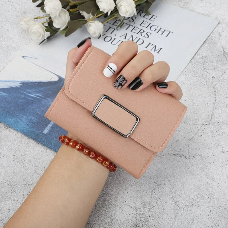 Women Wallets Small Fashion Brand Leather Purse Women Ladies Card Bag for Women 2019 Clutch Women Female Purse Money Clip Wallet