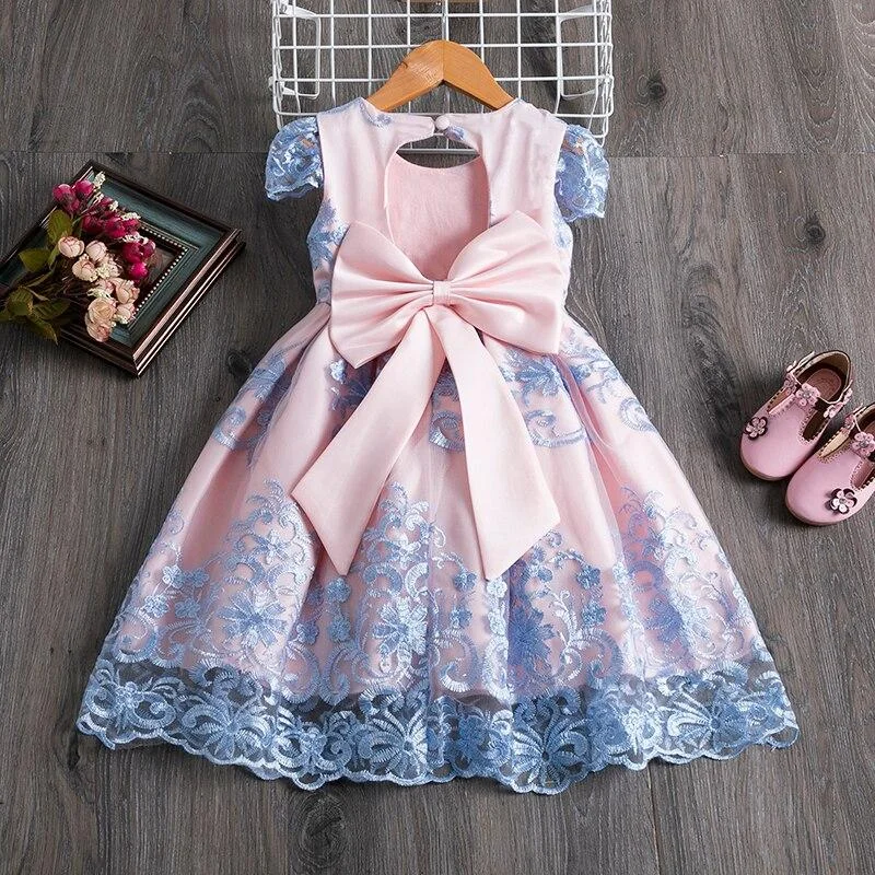 Girls Dress New Year Elegant Princess Dress Kids Dresses For Girl Costume Children Wedding Party Dress 4-10Yrs Vestido Infantil