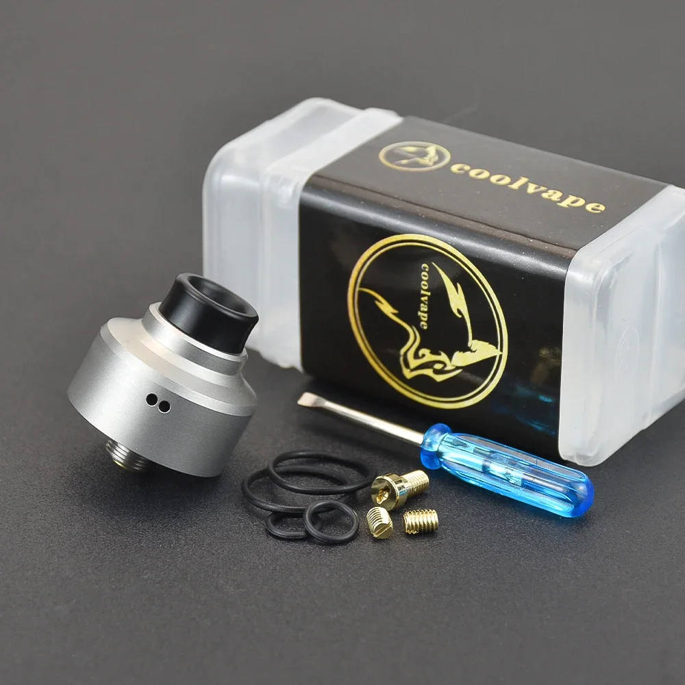 Vape 100% 1:1 Aston 22 RDA Atomizer 316 SS With 510 MTL Drip Tip