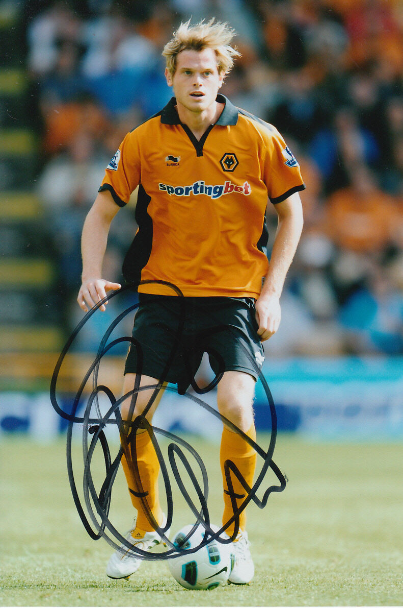 WOLVES HAND SIGNED RICHARD STEARMAN 6X4 Photo Poster painting 1.