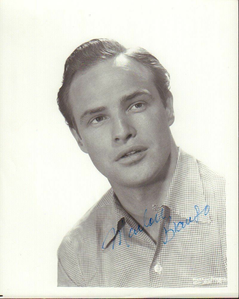 MARLON BRANDO Signed Photo Poster paintinggraph - Film Actor / Director - preprint