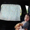 Car Sun Shield Floral Polka Dot Car Side Window Privacy Curtain
