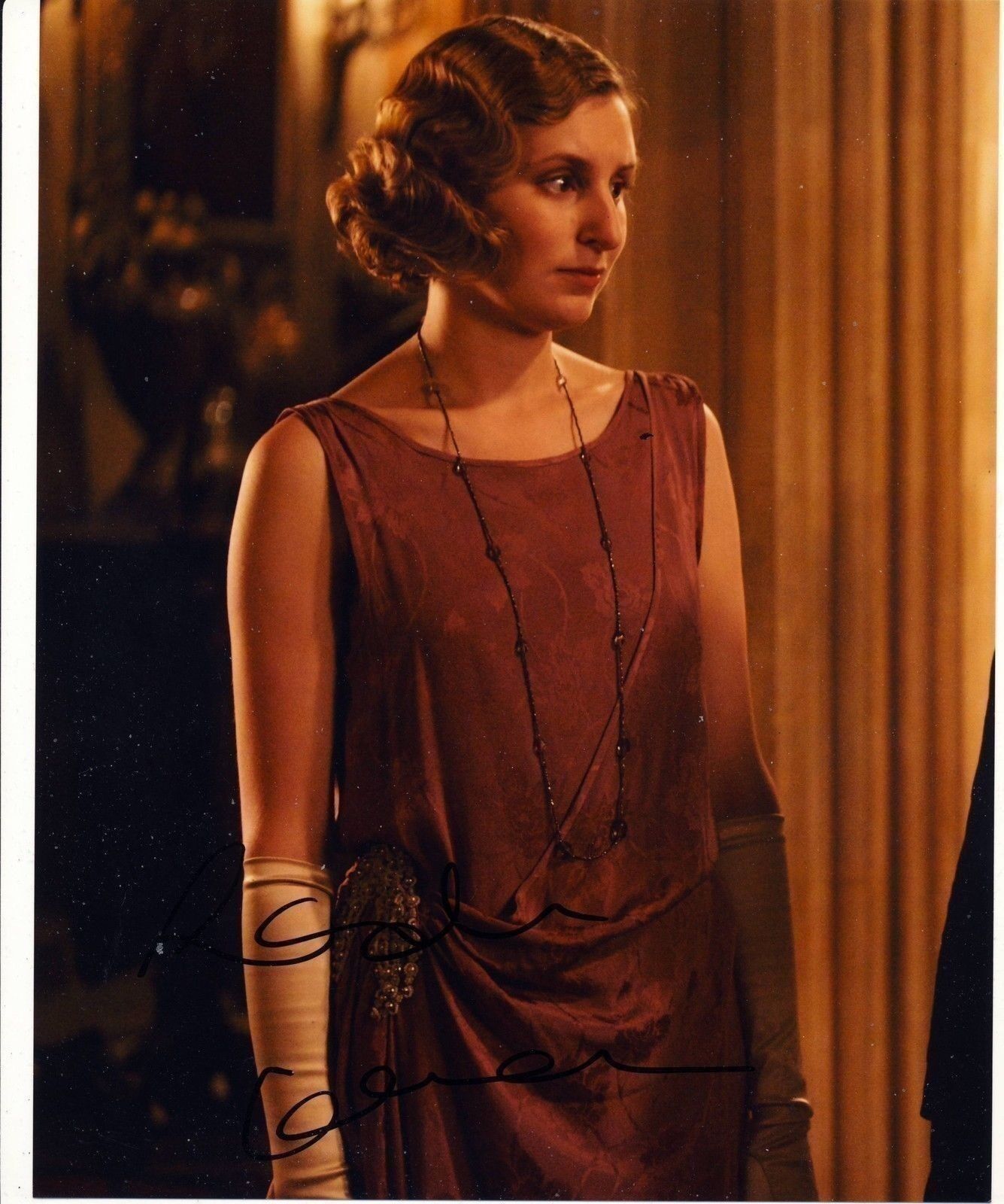 Laura Carmichael Autograph DOWNTOWN ABBEY Signed 10x8 Photo Poster painting AFTAL [A1035]