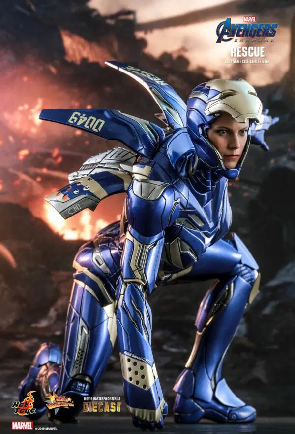 In-Stock Hot Toys Avengers: Endgame Rescue Mark 49 Pepper Potts 1/6 Scale Action Figure MMS538D32