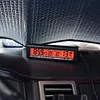 3 In 1 Mini Electronic Car Clock Car Inside Outside Thermometer Voltage Monitor