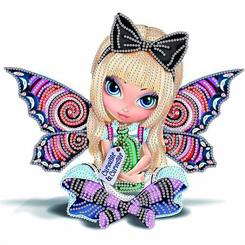 

Flower Fairy - Special Shaped Diamond Painting - 30*30CM, 501 Original