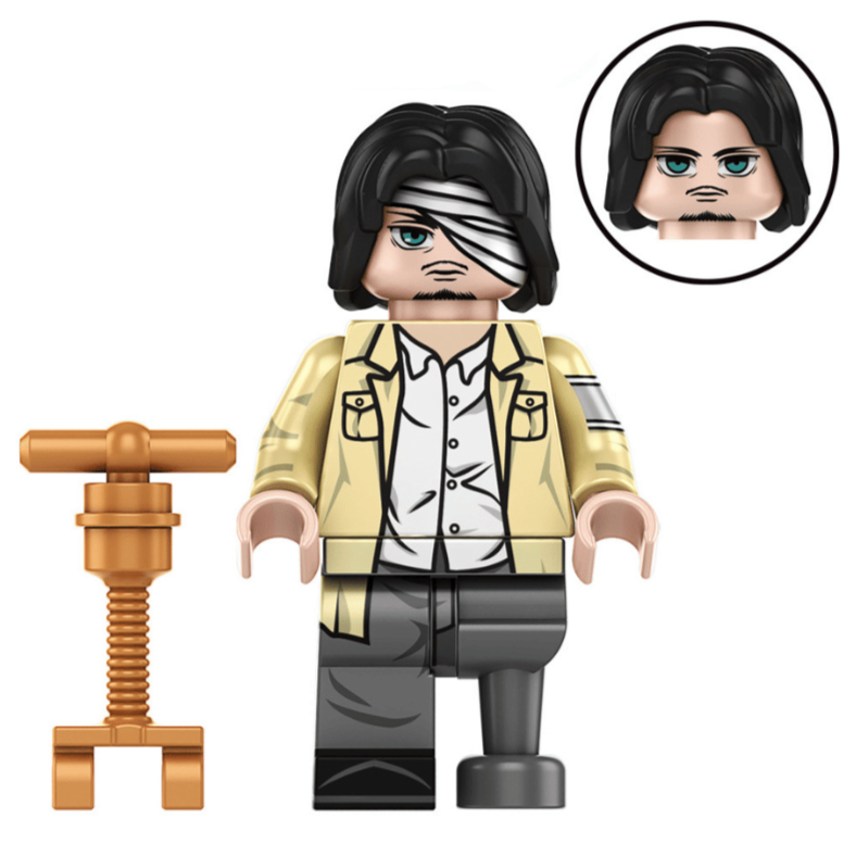 Eren Yeager From Attack on Titan Custom Anime Minifigure LBS monstertoys