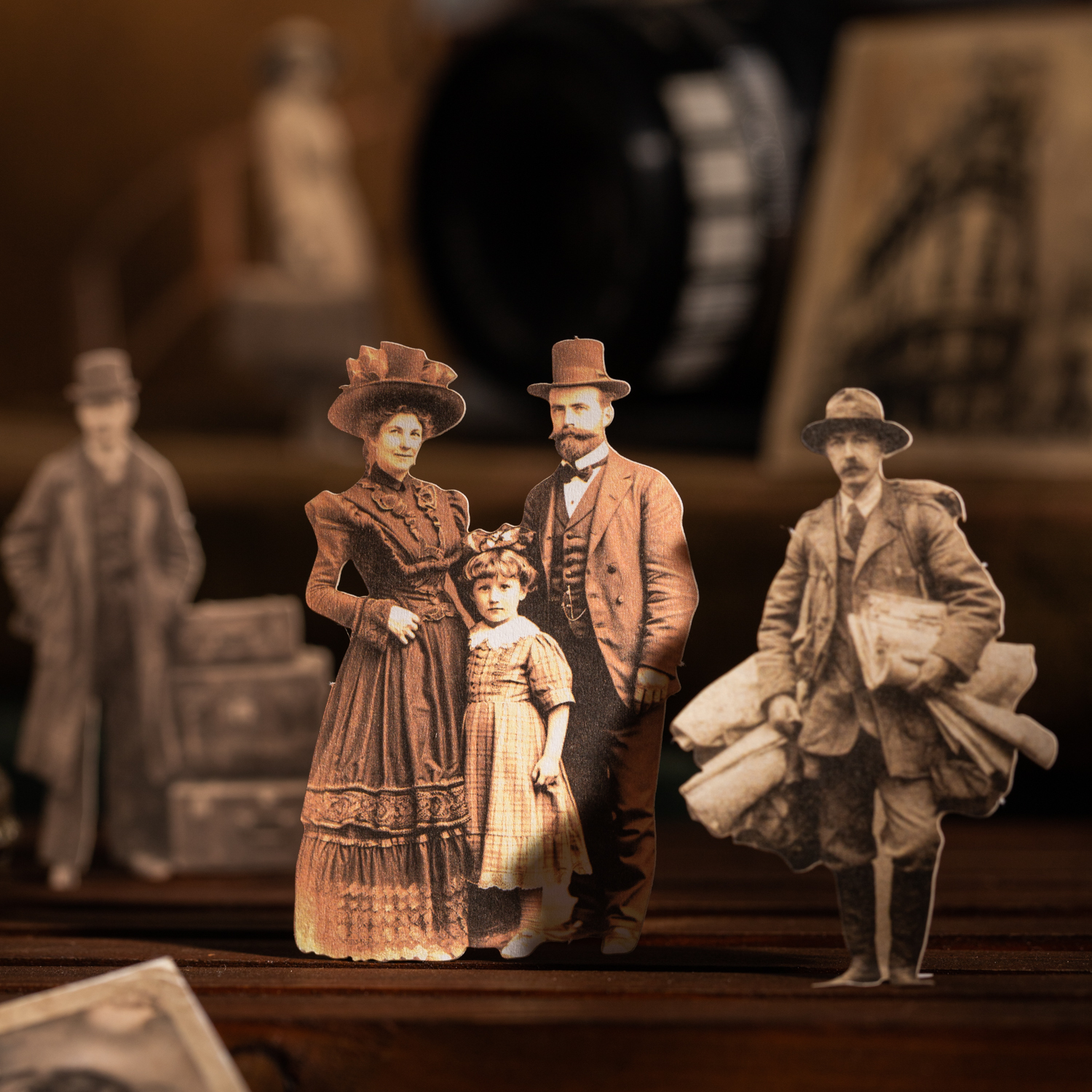 스티커 - Yeard in Old Shadow 시리즈 빈티지 캐릭터 테두리