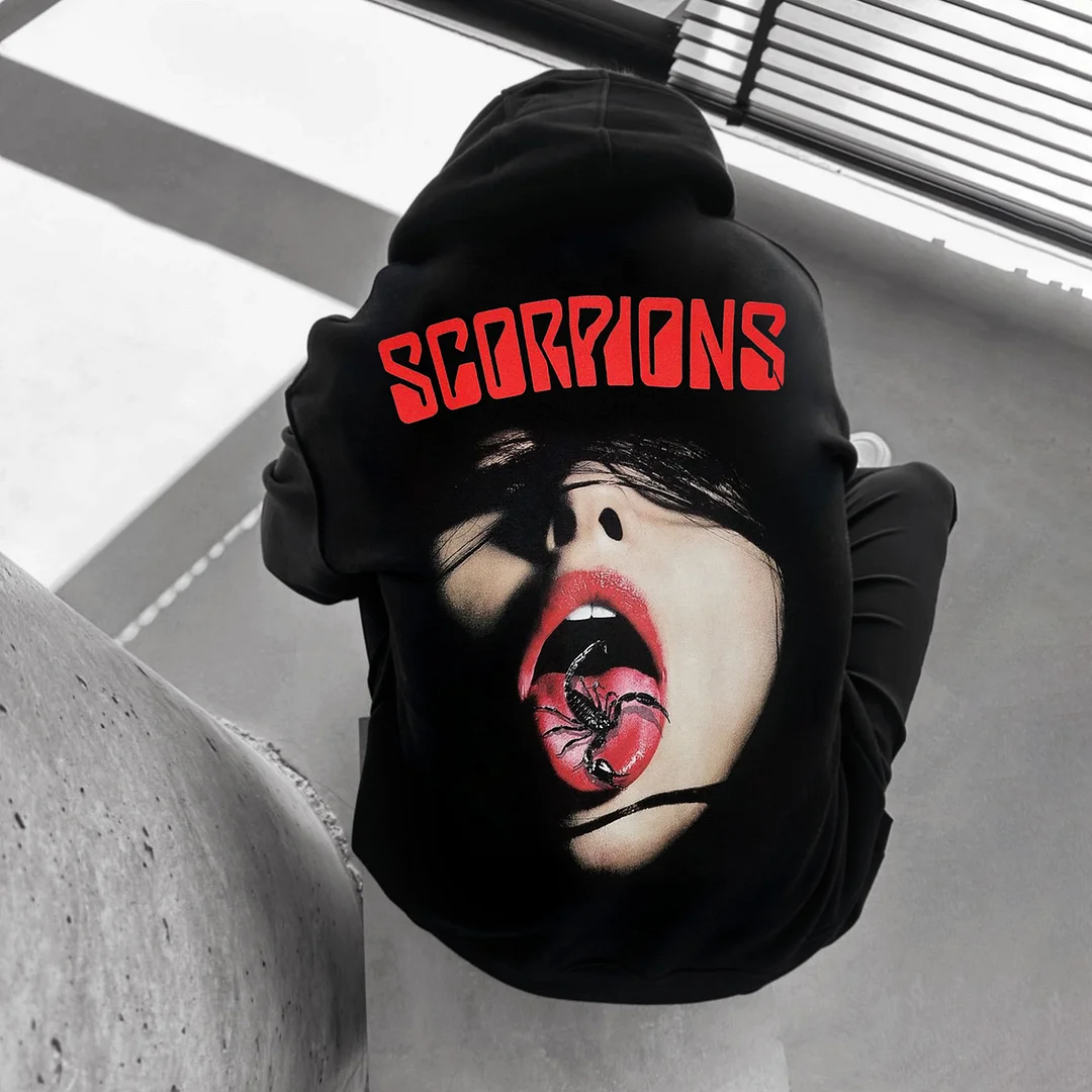Oversize Scorpions Hoodie、、URBENIE