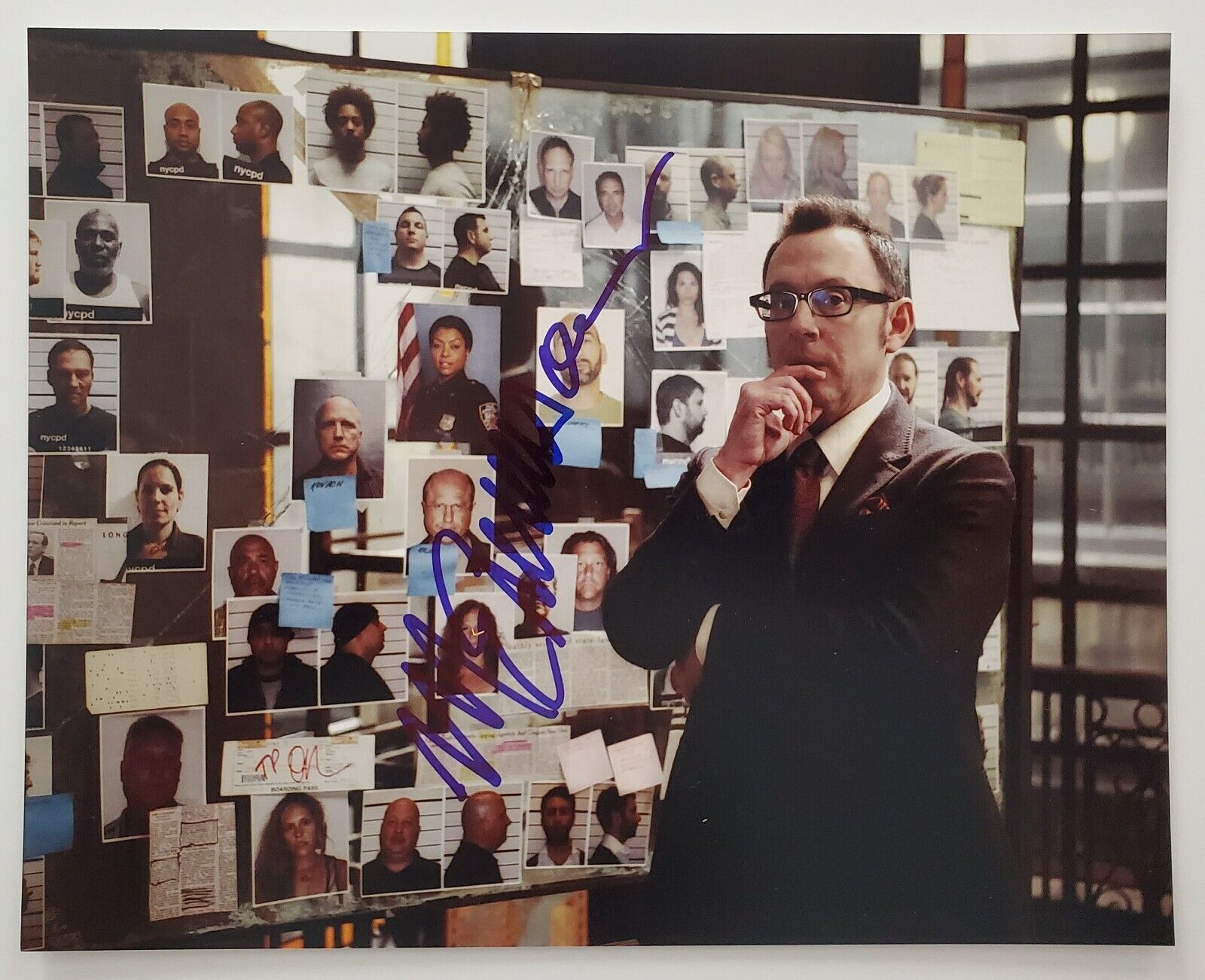 Michael Emerson Signed 8x10 Photo Poster painting Lost Person Of Interest Actor LEGEND RAD