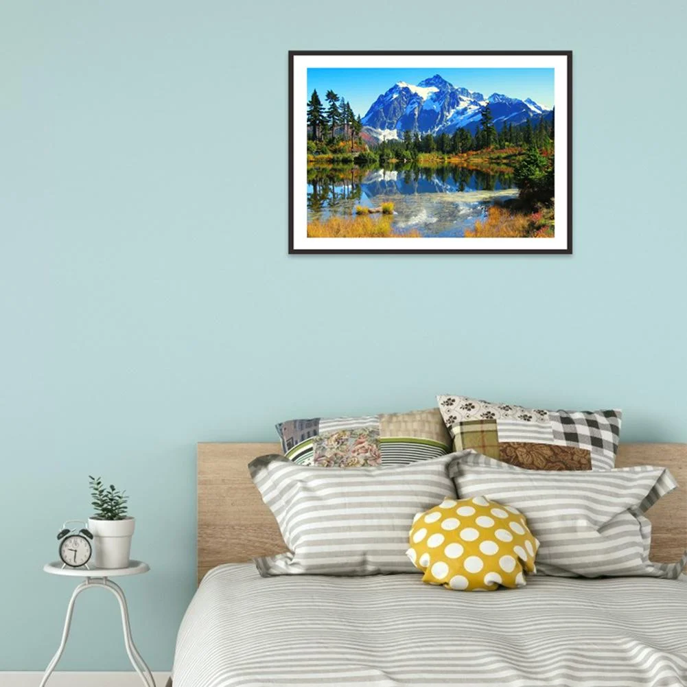 Diamond Painting - Full Round Drill - Lake, Mountain(30*40cm)