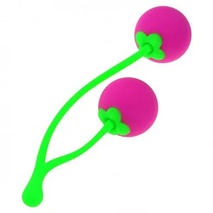 Cherry Vaginal Silicone Kegel Balls – Anal Dildo and Butt Plug for Effective Pelvic Exercise Pleasure Toys