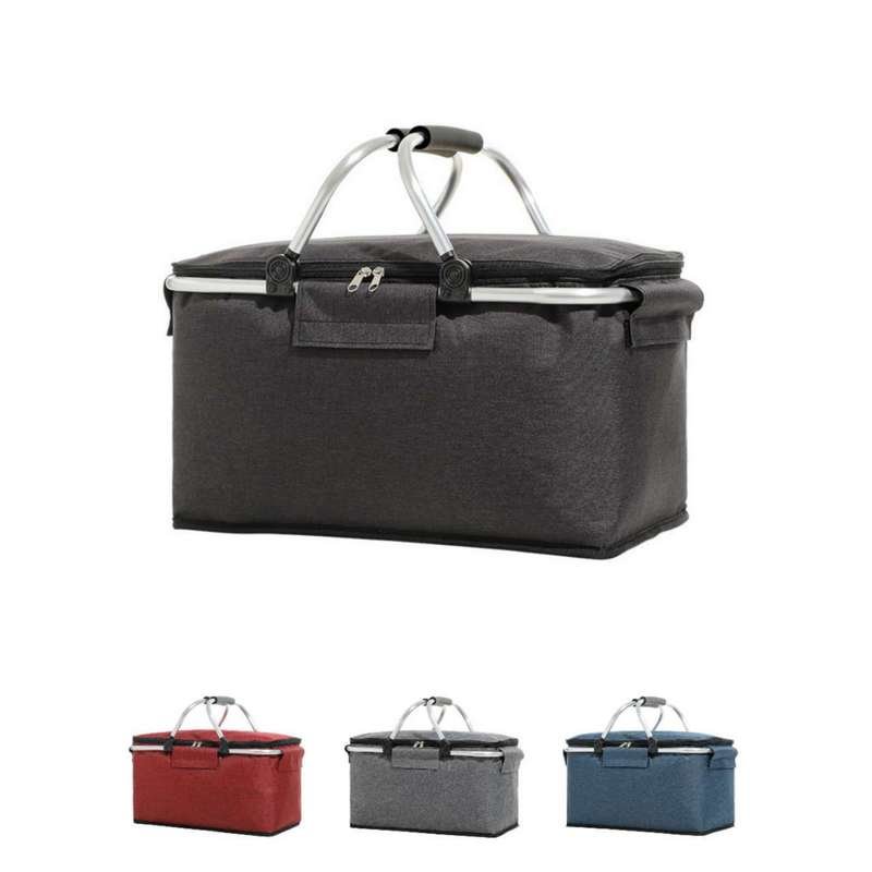 Outdoor Insulation Bag Ice Basket Folding Picnic Basket