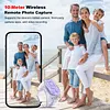 Scrolling Ring Remote Control Page Turner BT Camera Remote Fingertip Wireless Scroller Page Turner Clicker Compatible for iPhone Android Phone