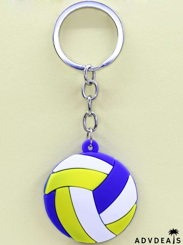 Volleyball Pendant Keychain