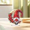 DIY Rose Moon Gnome Acrylic Special Shape Diamond Painting Desktop Ornaments