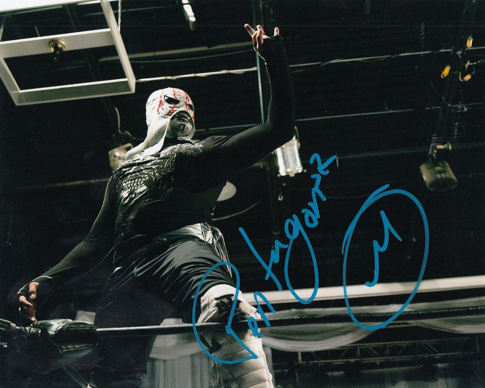 PENTAGON JR signed (WRESTLING) 8X10 Photo Poster painting *Lucha Underground* W/COA #4